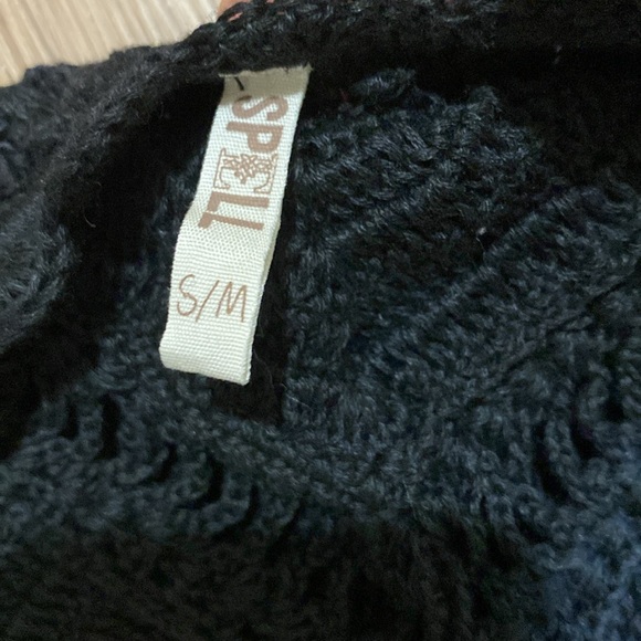 Spell Palm Springs Crochet halter mini dress Size Small/Medium - Picture 4 of 7